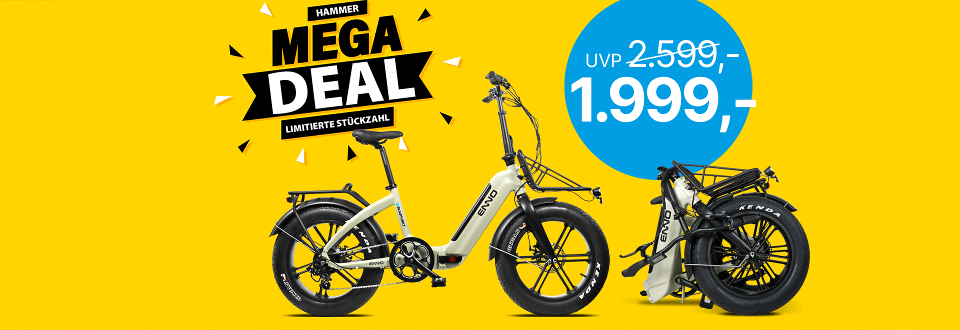 Blaupunkt Design-Falt-E-Bikes