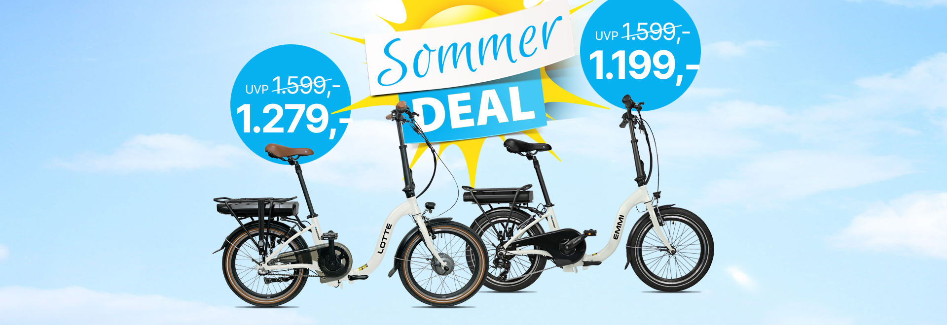 Blaupunkt Design-Falt-E-Bikes