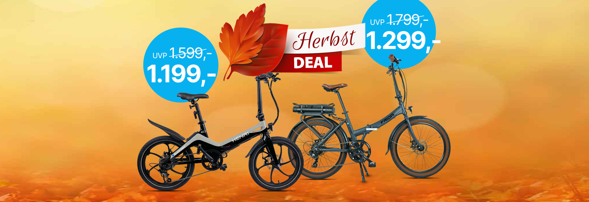 Blaupunkt Design-Falt-E-Bikes