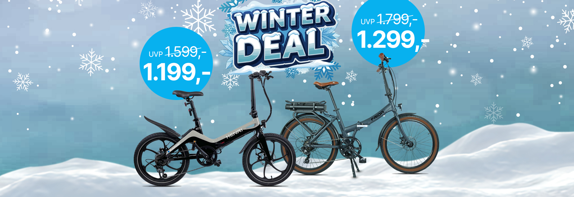 Blaupunkt Design-Falt-E-Bikes