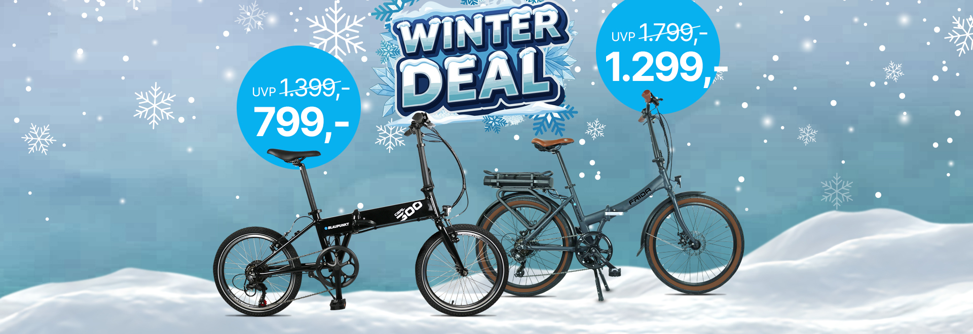 Blaupunkt Design-Falt-E-Bikes