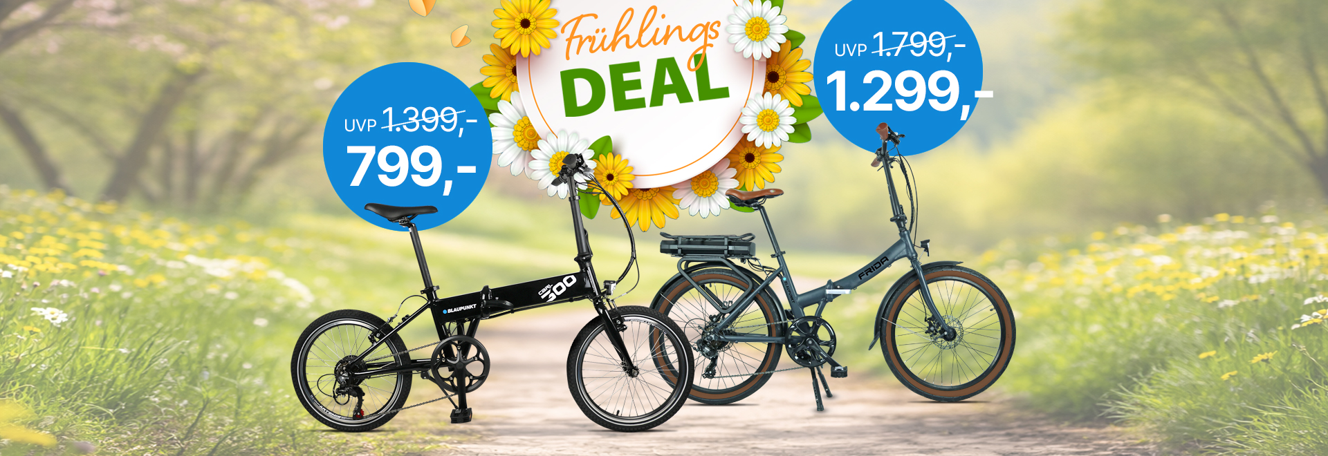 Blaupunkt Design-Falt-E-Bikes