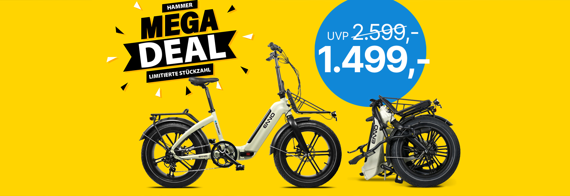 Blaupunkt Design-Falt-E-Bikes