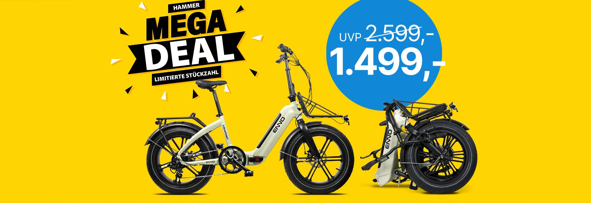 Blaupunkt Design-Falt-E-Bikes