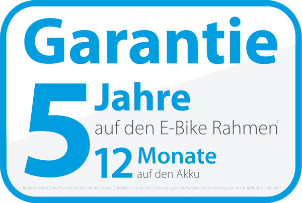 Das Garantieversprechen für Blaupunkt Falt-E-Bikes