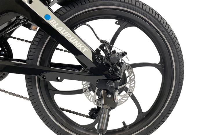 Blaupunkt Falt-E-Bike HENRI - Hinterrad