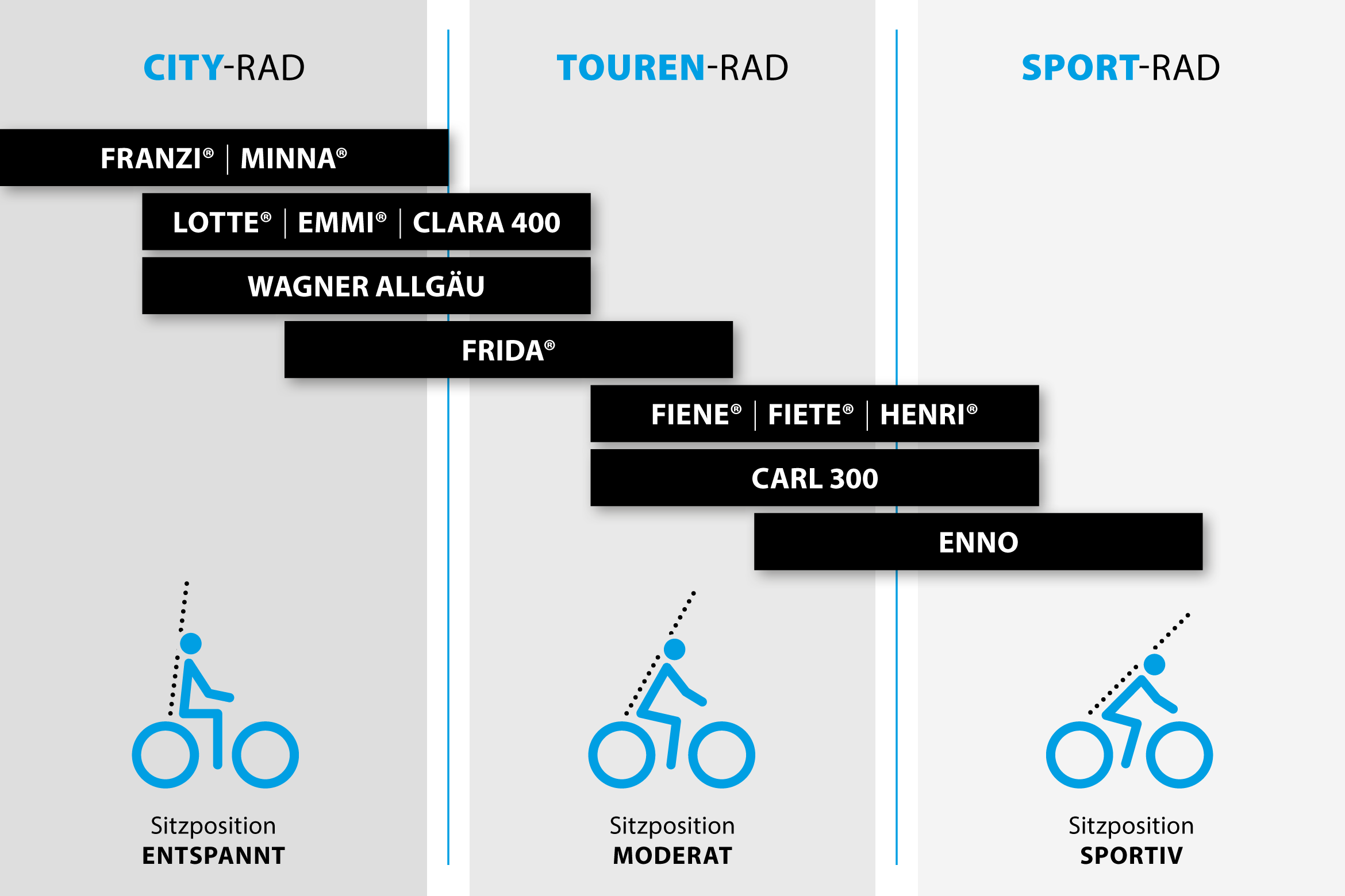 E-Bike-Einsatzbereiche