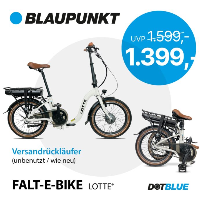 Blaupunkt LOTTE® m. Rücktritt (Versandrückläufer, unbenutzt wie neu)